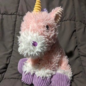 Light Pastel Pink Purple Unicorn Horse Pony Plush Stuffed Animal Cute Kawaii Sof